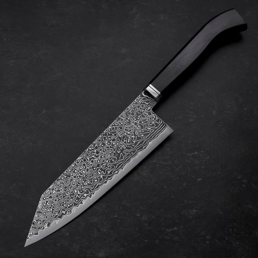 Bunka SG-2 Black Damascus Western Ebony Handle 180mm (7”)-[Musashi]-[Japanese-Kitchen-Knives]