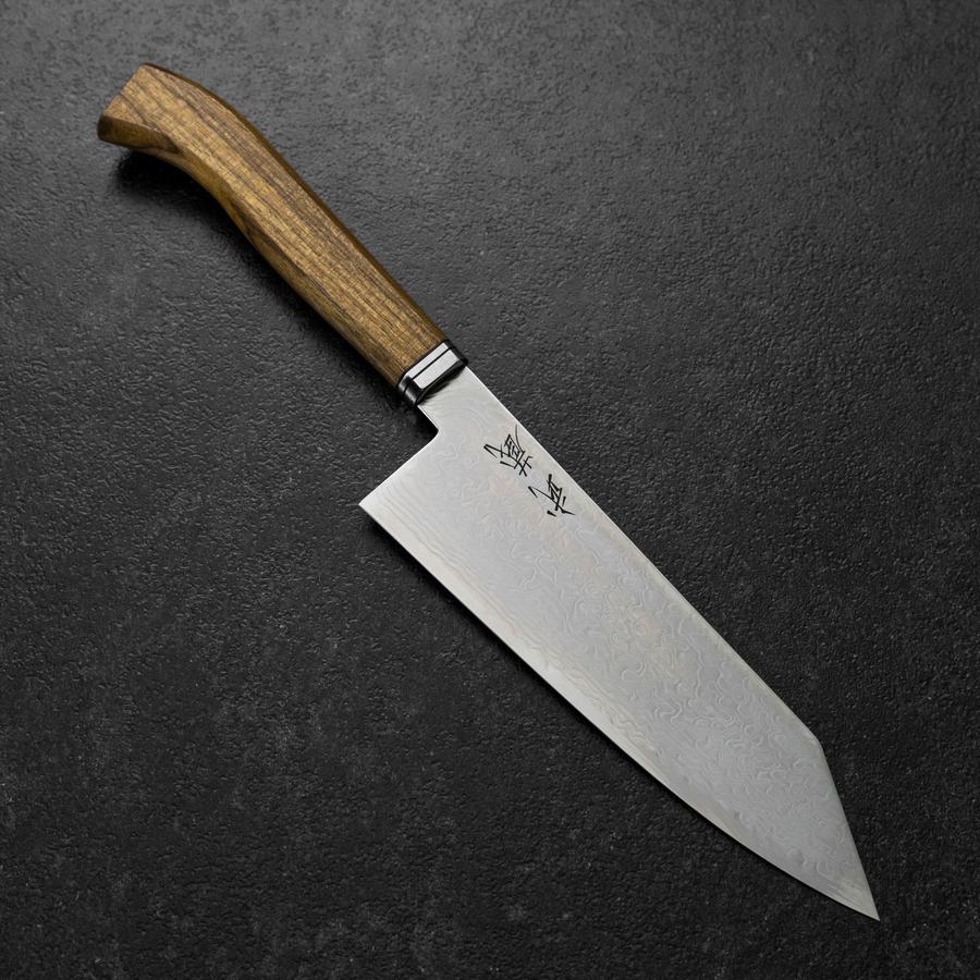 Bunka SG-2 Damascus Western Golden Ebony Handle 180mm (7”)-[Musashi]-[Japanese-Kitchen-Knives]
