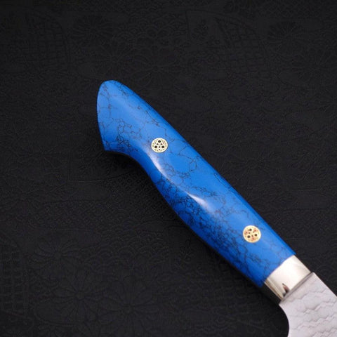 Bunka SG-2 Tsuchime Turquoise Blue Handle 170mm (6.7”)-[Musashi]-[Japanese-Kitchen-Knives]