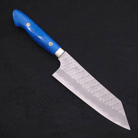 Bunka SG-2 Tsuchime Turquoise Blue Handle 170mm (6.7”)-[Musashi]-[Japanese-Kitchen-Knives]