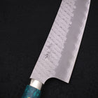 Bunka SG-2 Tsuchime Turquoise Green Handle 170mm (6.7”)-[Musashi]-[Japanese-Kitchen-Knives]