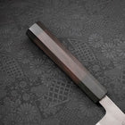 Bunka SKD11 Nashiji Buffalo Ebony Handle 165mm (6.5”)-[Musashi]-[Japanese-Kitchen-Knives]