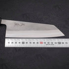 Bunka SKD11 Nashiji Buffalo Ebony Handle 165mm (6.5”)-[Musashi]-[Japanese-Kitchen-Knives]