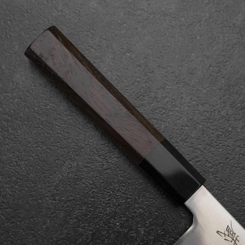 Bunka SLD Mirror Buffalo Walnut Handle 170mm (6.7”)-[Musashi]-[Japanese-Kitchen-Knives]