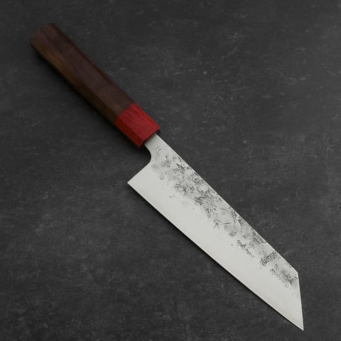 Bunka SLD Nashiji Shitan Handle 170mm (6.7”)-[Musashi]-[Japanese-Kitchen-Knives]