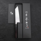 Bunka SLD Wave Nickel Damascus Buffalo Ebony Handle 170mm (6.7”)-[Musashi]-[Japanese-Kitchen-Knives]