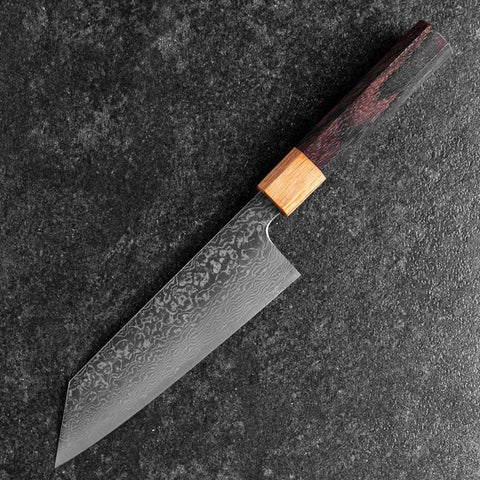 Bunka SPG-Strix Damascus Shitan Handle 165mm (6.5”)-[Musashi]-[Japanese-Kitchen-Knives]