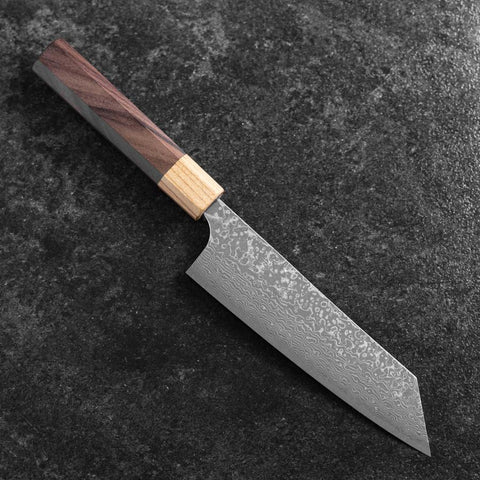 Bunka SPG-Strix Damascus Shitan Handle 170mm (6.7”)-[Musashi]-[Japanese-Kitchen-Knives]