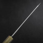 Bunka Silver Steel #3 Damascus Buffalo Turquoise Handle 180mm (7”)-[Musashi]-[Japanese-Kitchen-Knives]