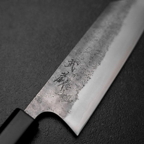 Bunka Silver Steel #3 Nashiji Fire Urushi Handle 170mm (6.7”)-[Musashi]-[Japanese-Kitchen-Knives]