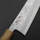 Bunka Silver Steel #3 Nashiji Olive Handle 175mm (6.8”)-[Musashi]-[Japanese-Kitchen-Knives]