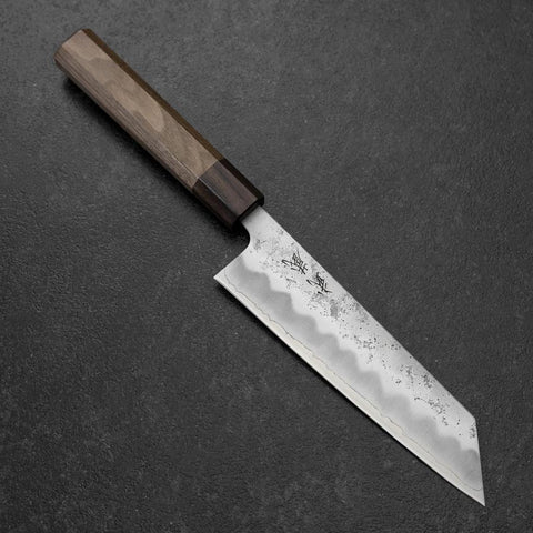 Bunka Silver Steel #3 Nashiji Shitan&Walnut Handle 170mm (6.7”)-[Musashi]-[Japanese-Kitchen-Knives]
