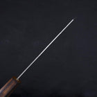 Bunka Silver Steel #3 Nashiji Sumi Urushi Handle 170mm (6.7”)-[Musashi]-[Japanese-Kitchen-Knives]