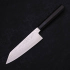 Bunka Silver Steel #3 Nickel Damascus Buffalo Ebony Handle 170mm (6.7”)-[Musashi]-[Japanese-Kitchen-Knives]