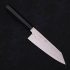 Bunka Silver Steel #3 Nickel Damascus Buffalo Ebony Handle 170mm (6.7”)-[Musashi]-[Japanese-Kitchen-Knives]