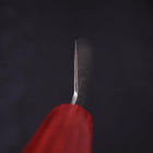 Bunka Silver Steel #3 Nickel Damascus Walnut Red Handle 170mm (6.7”)-[Musashi]-[Japanese-Kitchen-Knives]