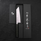 Bunka Silver Steel #3 Polished Green Urushi Handle 170mm (6.7”)-[Musashi]-[Japanese-Kitchen-Knives]
