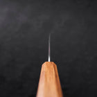 Bunka Silver Steel #3 Polished Oak Handle 170mm (6.7”)-[Musashi]-[Japanese-Kitchen-Knives]