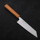 Bunka Silver Steel #3 Polished Oak Handle 170mm (6.7”)-[Musashi]-[Japanese-Kitchen-Knives]