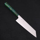 Bunka Silver Steel #3 Polished Ocean Green Handle 170mm (6.7”)-[Musashi]-[Japanese-Kitchen-Knives]