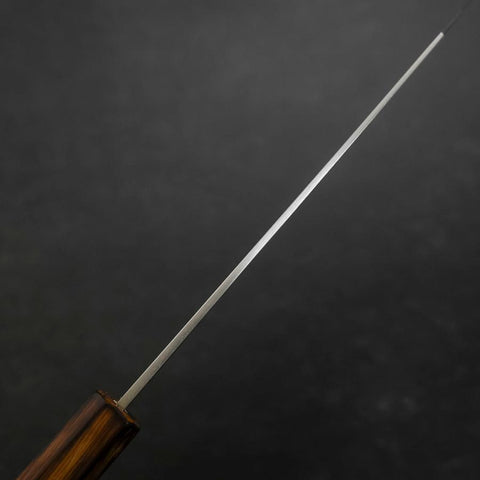 Bunka Silver Steel #3 Polished Sumi Urushi Handle 170mm (6.7”)-[Musashi]-[Japanese-Kitchen-Knives]