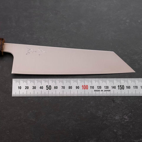 Bunka Silver Steel #3 Polished Sumi Urushi Handle 170mm (6.7”)-[Musashi]-[Japanese-Kitchen-Knives]