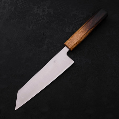 Bunka Silver Steel #3 Polished Yaki Urushi Handle 170mm (6.7”)-[Musashi]-[Japanese-Kitchen-Knives]