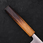 Bunka Silver Steel #3 Polished Yaki Urushi Handle 170mm (6.7”)-[Musashi]-[Japanese-Kitchen-Knives]