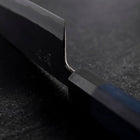 Bunka Stainless Clad Blue Steel #2 Kurouchi Blue Urushi Handle 170mm (6.7”)-[Musashi]-[Japanese-Kitchen-Knives]