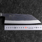 Bunka Stainless Clad Blue Steel #2 Kurouchi Blue Urushi Handle 170mm (6.7”)-[Musashi]-[Japanese-Kitchen-Knives]