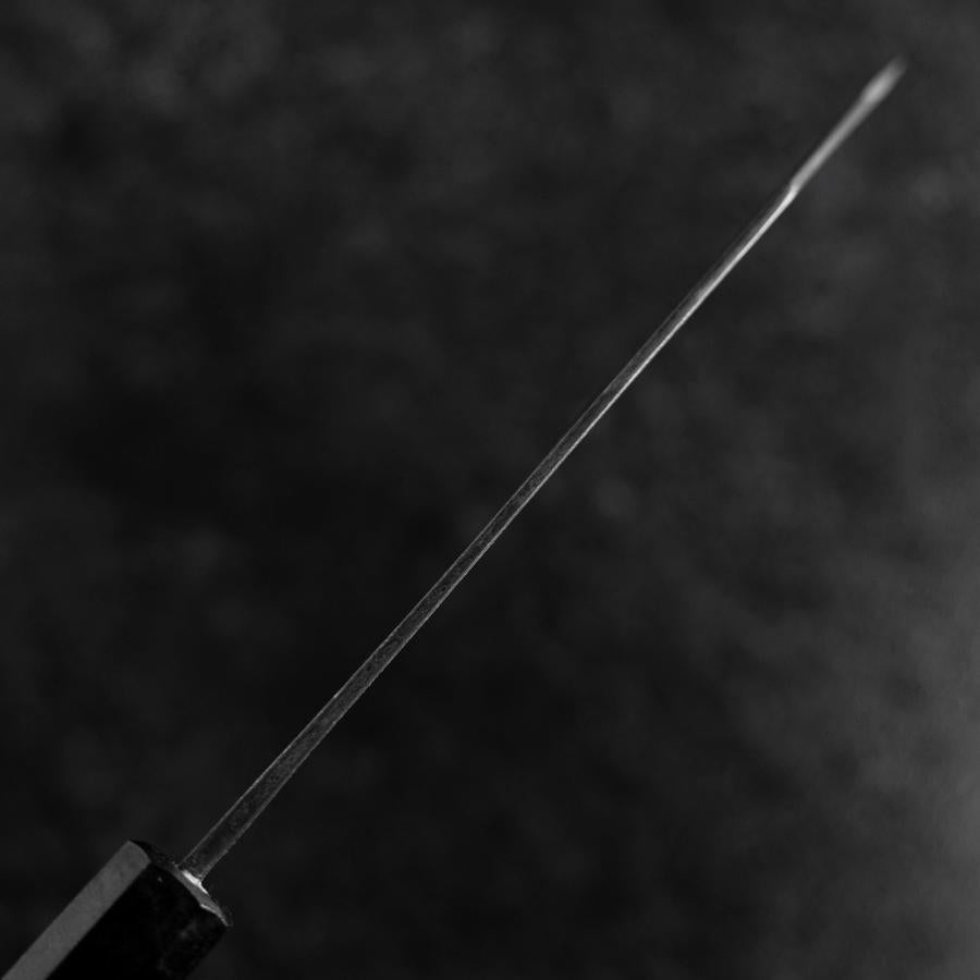 Bunka Stainless Clad Blue Super Kurouchi Blue Urushi Handle 170mm (6.7”)-[Musashi]-[Japanese-Kitchen-Knives]