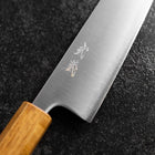 Bunka Stainless Clad Blue Super Polished Yaki Urushi Handle 175mm (6.8”)-[Musashi]-[Japanese-Kitchen-Knives]