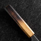 Bunka Stainless Clad Blue Super Polished Yaki Urushi Handle 175mm (6.8”)-[Musashi]-[Japanese-Kitchen-Knives]