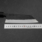 Bunka Stainless Clad White Steel #2 Kurouchi Buffalo Magnolia Handle 170mm (6.7”)-[Musashi]-[Japanese-Kitchen-Knives]