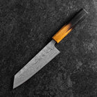 Bunka Sweden Stainless Steel Nashiji Washi Damascus Yaki Urushi Handle 170mm (6.7”)-[Musashi]-[Japanese-Kitchen-Knives]