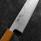 Bunka Sweden Stainless Steel Nashiji Washi Damascus Yaki Urushi Handle 170mm (6.7”)-[Musashi]-[Japanese-Kitchen-Knives]