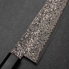 Bunka VG-10 Black Damascus Shitan Handle 180mm (7”)-[Musashi]-[Japanese-Kitchen-Knives]