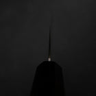 Bunka VG-10 Black Damascus Shitan Handle 180mm (7”)-[Musashi]-[Japanese-Kitchen-Knives]