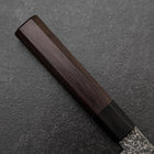 Bunka VG-10 Black Damascus Shitan Handle 180mm (7”)-[Musashi]-[Japanese-Kitchen-Knives]