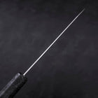 Bunka VG-10 Damascus Black Ishime Handle 180mm (7”)-[Musashi]-[Japanese-Kitchen-Knives]