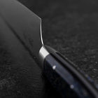 Bunka VG-10 Damascus Blue Flower Petal Western Handle 185mm (7.3”) (7.3”)-[Musashi]-[Japanese-Kitchen-Knives]