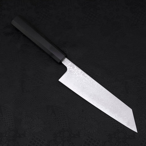Bunka VG-10 Damascus Buffalo Ebony Handle 170mm (6.7”)-[Musashi]-[Japanese-Kitchen-Knives]