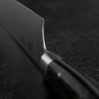 Bunka VG-10 Damascus Green Flower Petal Western Handle 185mm (7.3”) (7.3”)-[Musashi]-[Japanese-Kitchen-Knives]