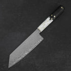 Bunka VG-10 Damascus Ocean White Black Gold Handle 165mm (6.5”)-[Musashi]-[Japanese-Kitchen-Knives]
