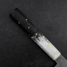 Bunka VG-10 Damascus Ocean White Black Gold Handle 165mm (6.5”)-[Musashi]-[Japanese-Kitchen-Knives]