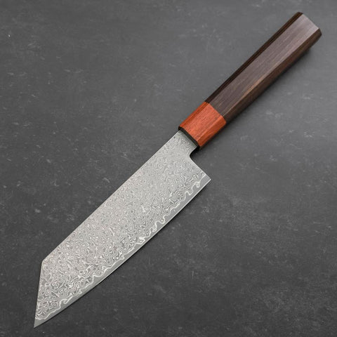 Bunka VG-10 Damascus Shitan Ebony Handle 165mm (6.5”)-[Musashi]-[Japanese-Kitchen-Knives]