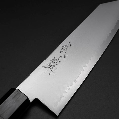 Bunka VG-10 Damascus Shitan Handle 180mm (7”)-[Musashi]-[Japanese-Kitchen-Knives]