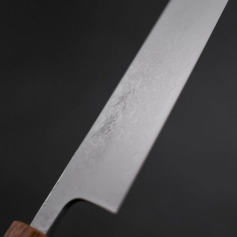 Bunka VG-10 Damascus Yaki Urushi Handle 170mm (6.7”)-[Musashi]-[Japanese-Kitchen-Knives]