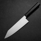 Bunka VG-10 Mirror Damascus Ebony Handle 180mm (7”)-[Musashi]-[Japanese-Kitchen-Knives]
