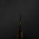 Bunka VG-10 Mirror Damascus Olive Handle 180mm - Rainbow (7”)-[Musashi]-[Japanese-Kitchen-Knives]